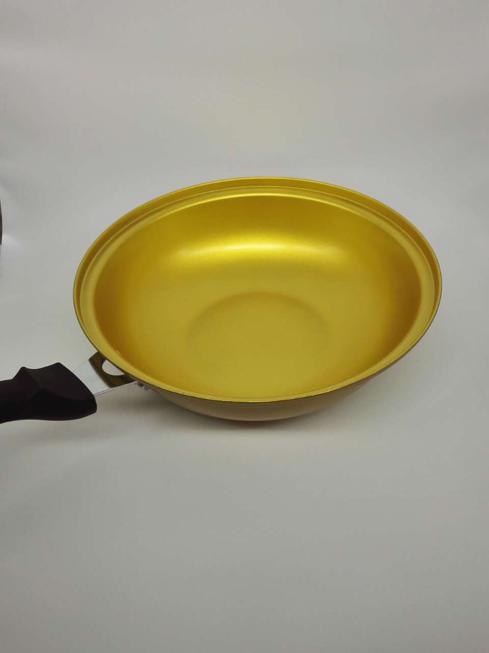 厂家直销 黄金真空锅 无烟养生不粘炒锅 展会产品 高档礼品锅