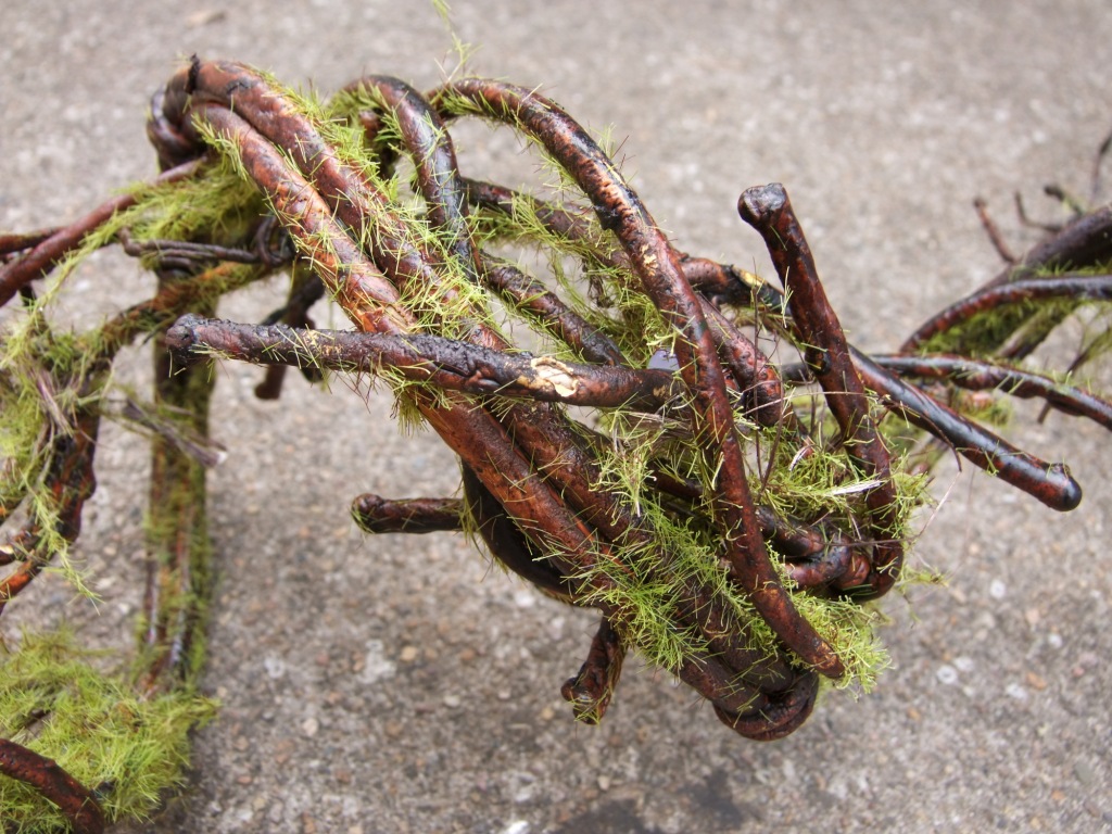 仿真苔藓枯藤 野山藤干枝藤蔓树枝真藤条山藤条 枯树枯枝装饰植毛