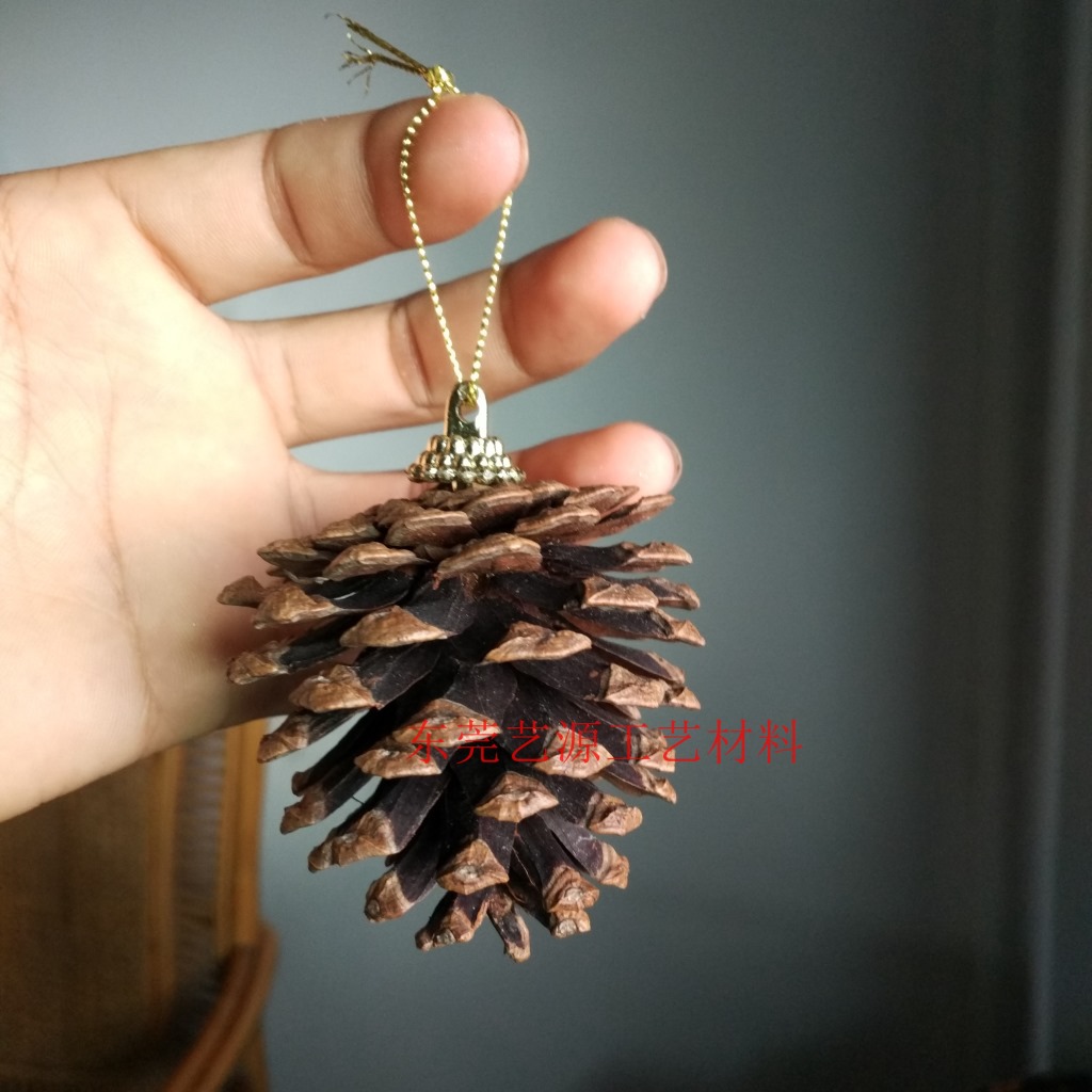批发松果挂件 装饰松果可挂在圣诞树上 大小型号都有 可混-阿里巴巴