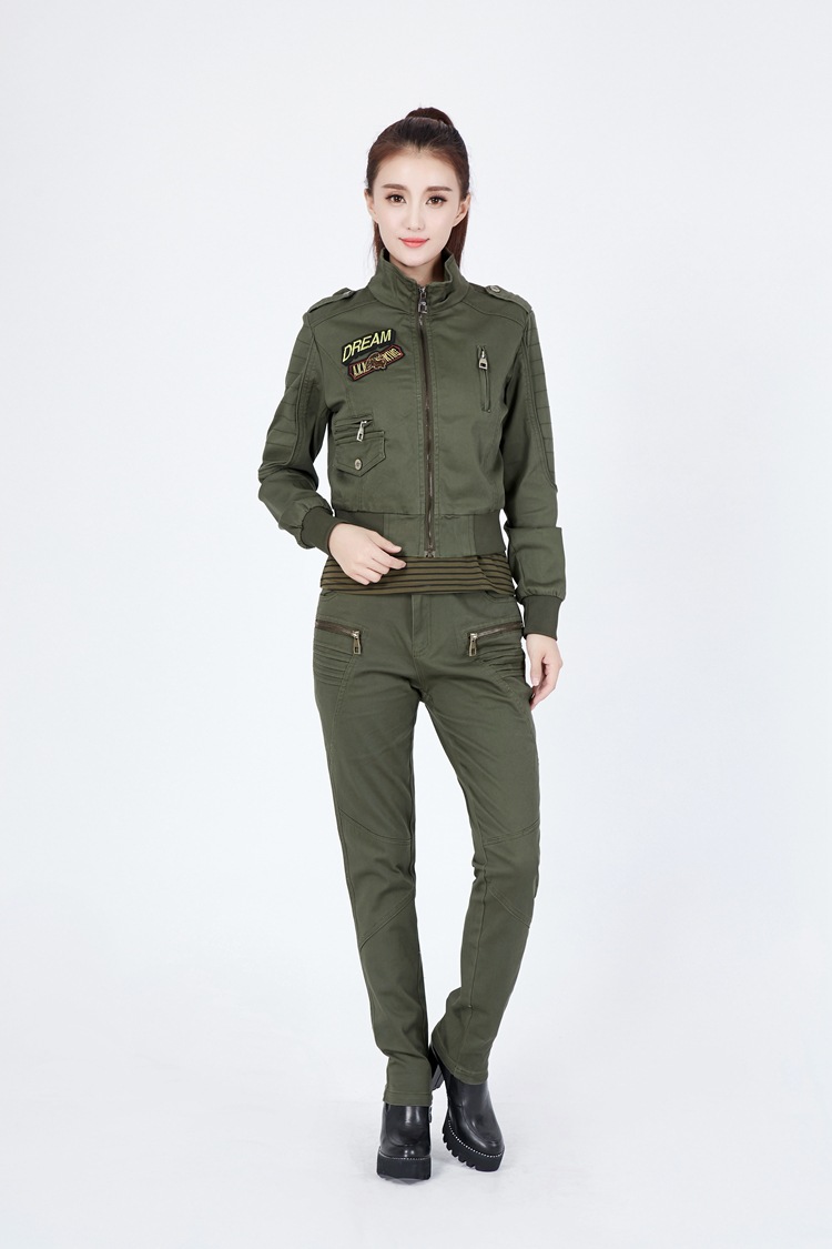 军装套装三件套女装迷彩服户外休闲旅游装水兵舞舞蹈服