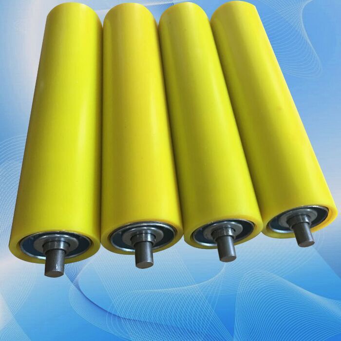 包胶滚筒 胶辊 套胶滚筒包胶无动力滚筒托辊流水线滚筒橡胶滚筒