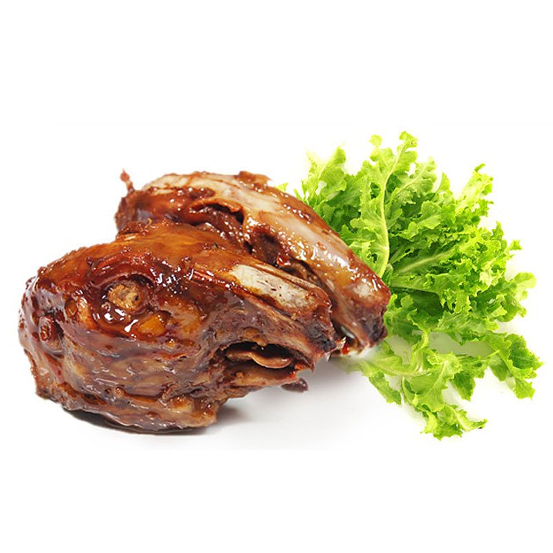 卤冠双流兔头260g 五香味双流老妈兔脑壳 礼袋装 4个兔头