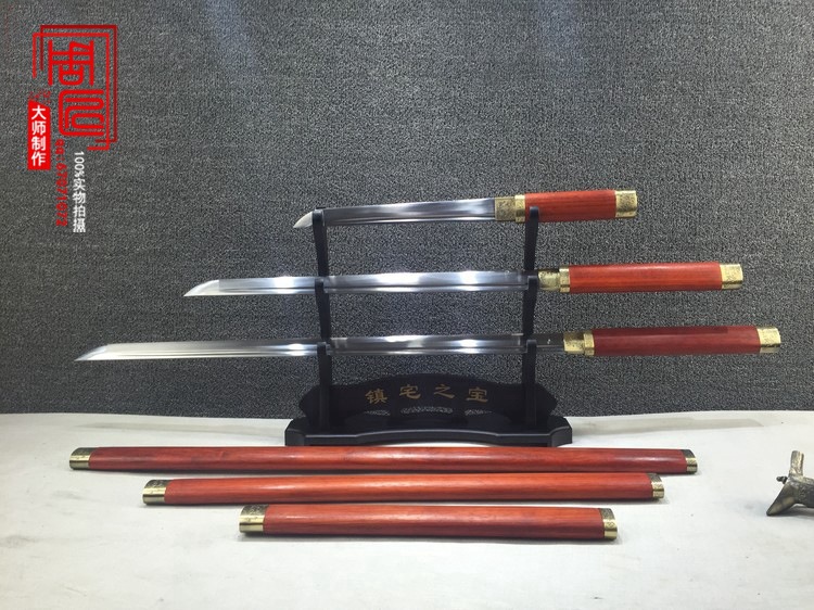 龙泉宝剑 正品刀剑日本手工唐刀直刀一体长刀厂家直销收藏 未开刃