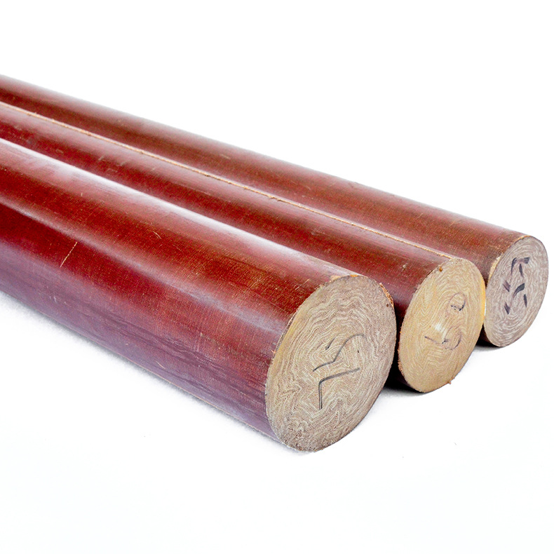 厂家批发红色绝缘电木棒 酚醛树脂绝缘胶木棒圆形实心耐磨电木棒