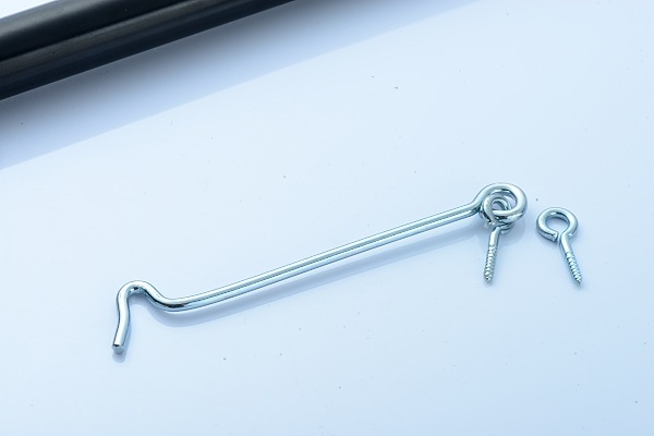 供应8寸老式镀锌风撑推拉门窗钩风钩老式窗户风勾门窗配件