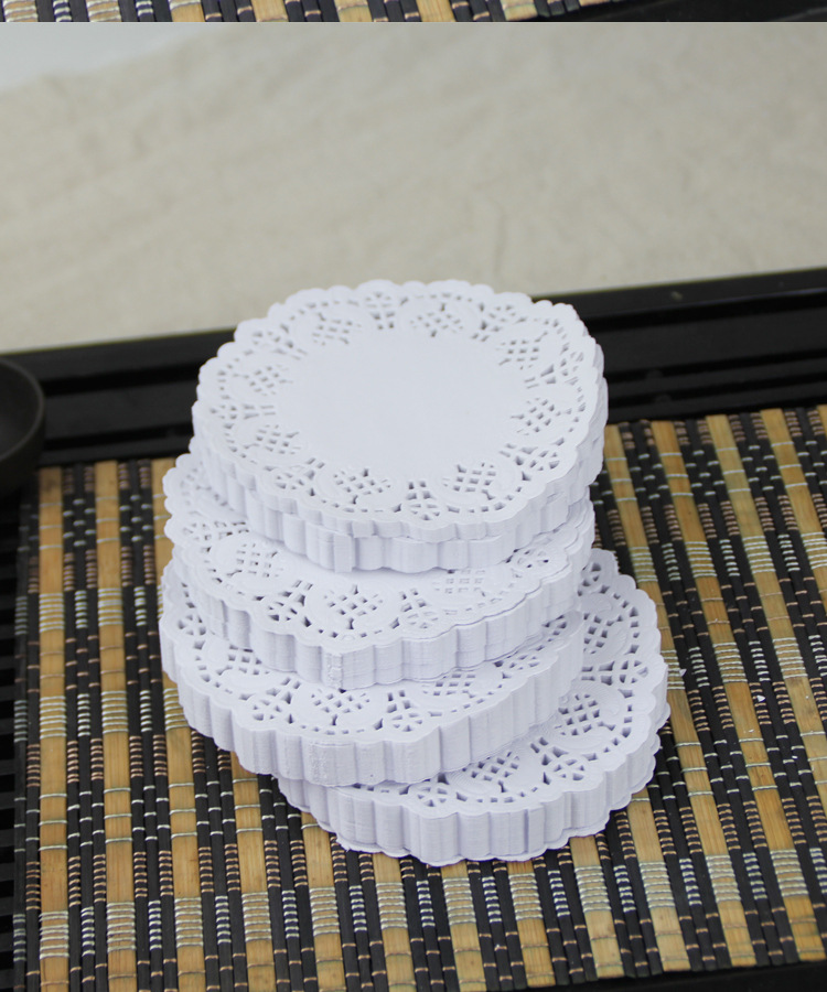 蛋糕花底纸 烘焙吸油纸烘焙家用花边纸油炸点心纸披萨油纸垫纸100