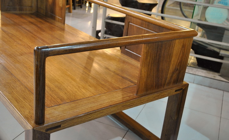 明清红木家具 非洲铁力格木 罗汉床(可做缅花酸枝,e1061)