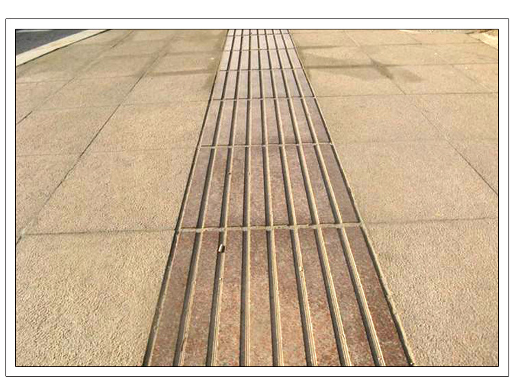 批发五莲花盲道板花岗岩石材盲道板专业生产君兴自有五莲花