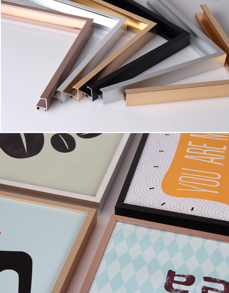 铂赞铝合金a4相框 墙上营业执照写真海报广告框装饰画框可定做