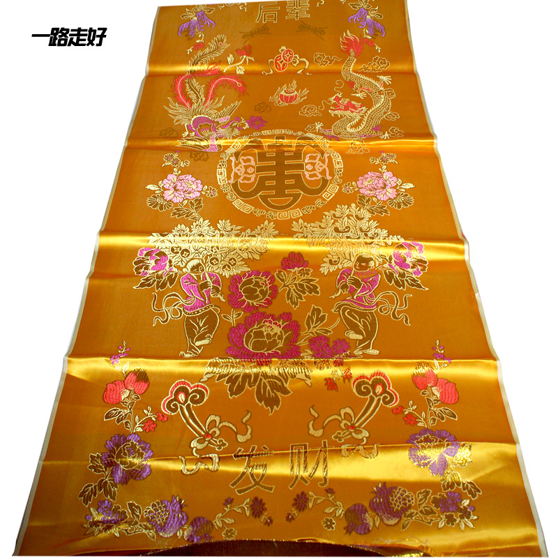 所产商品直供绍兴,义乌及杭州各地布艺市场,专业生产丝绸织锦缎布料