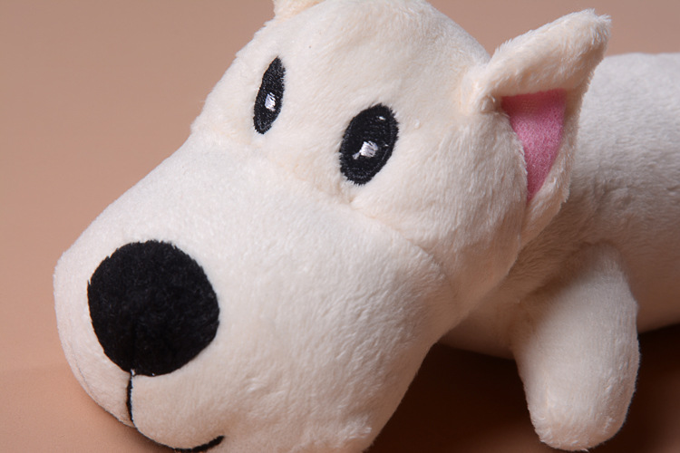 宠物长条动物玩具 发声毛绒狗狗玩偶 怪叫小狗造型泰迪宠物用品