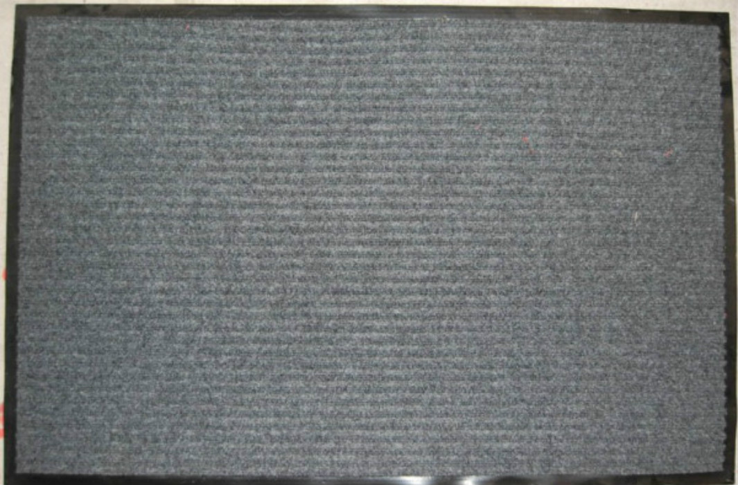 双条纹pvc防滑除尘蹭土吸水地垫厨房浴室酒店走廊地毯定做代发