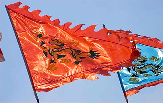 定制仿古旗复古旗龙旗战旗招牌旗酒楼茶楼旗影视道具旗