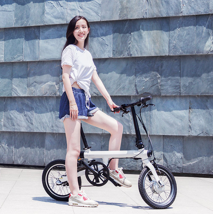 小米米家骑记电助力折叠自行车便携助力车原