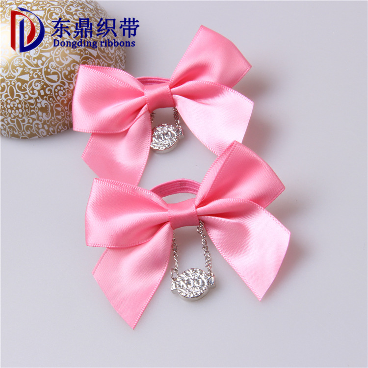 厂家直销 瓶口皮筋蝴蝶结化妆品装饰蝴蝶结diy丝带蝴蝶结定做批发