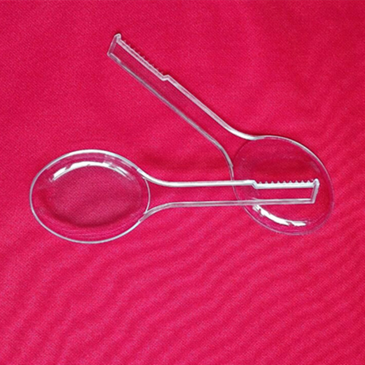 八宝粥塑料勺 折叠勺透明