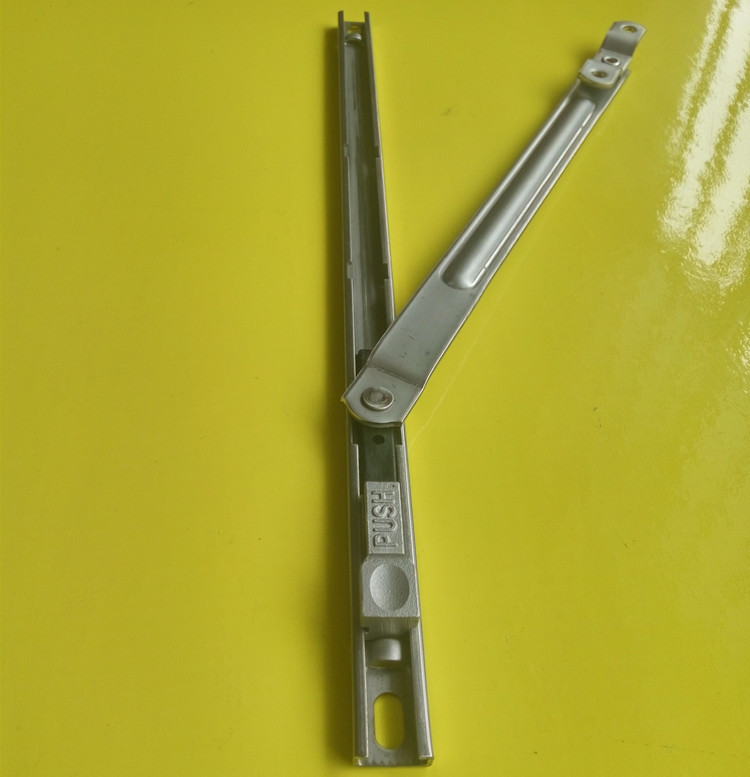 供304欧式二连杆风撑135方槽三卡位限位付铰幕墙付撑直销批发