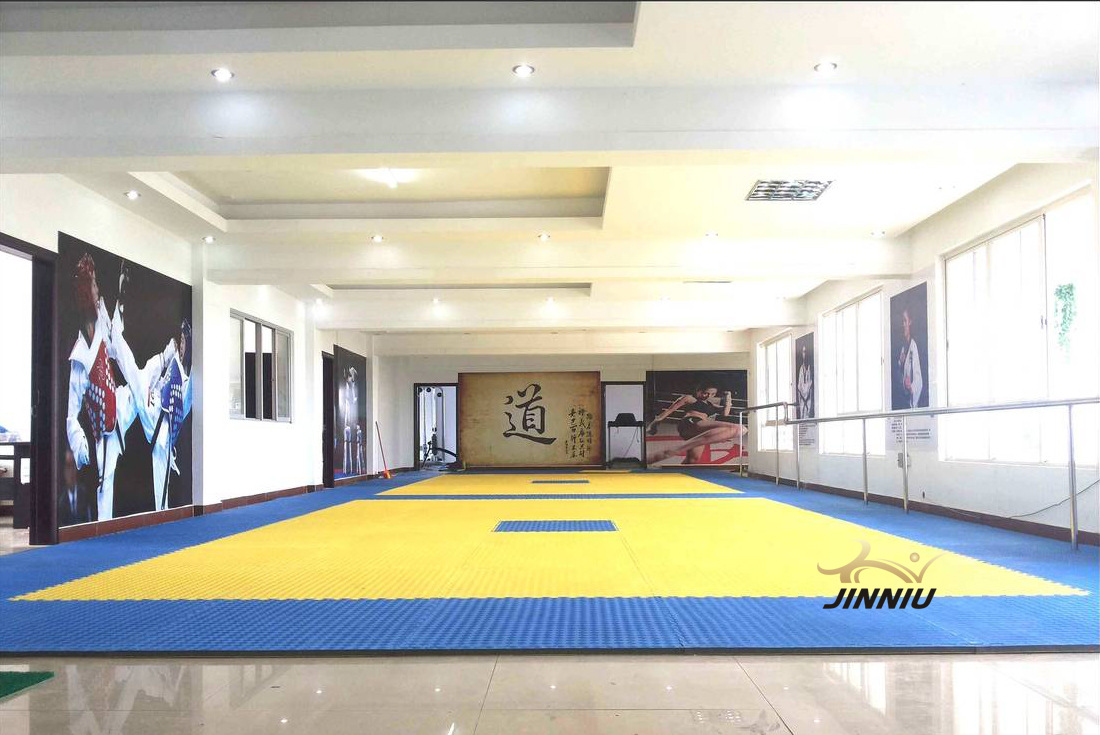 厂家真正高密度跆拳道地垫 运动垫子 舞蹈武术地垫 体操垫