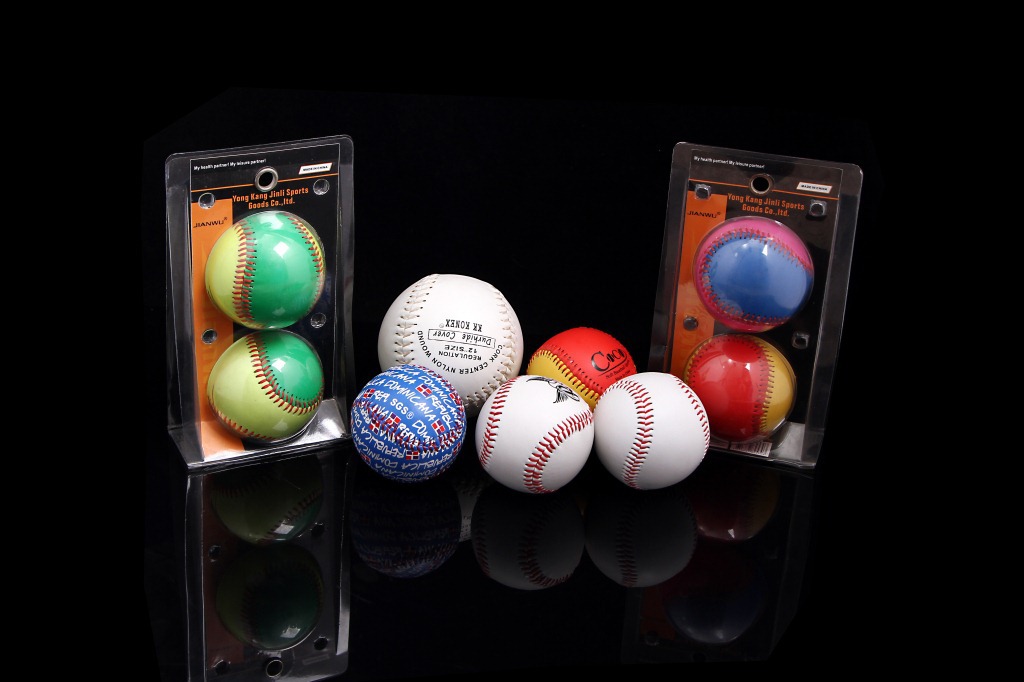 9号双色练习球 软式棒球用球双球套装