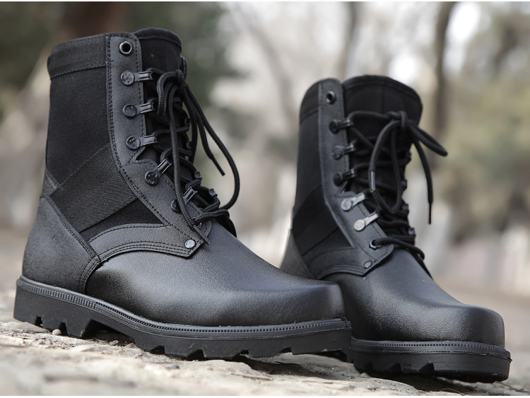 厂批发3515真皮作战靴沙漠靴军靴男特种