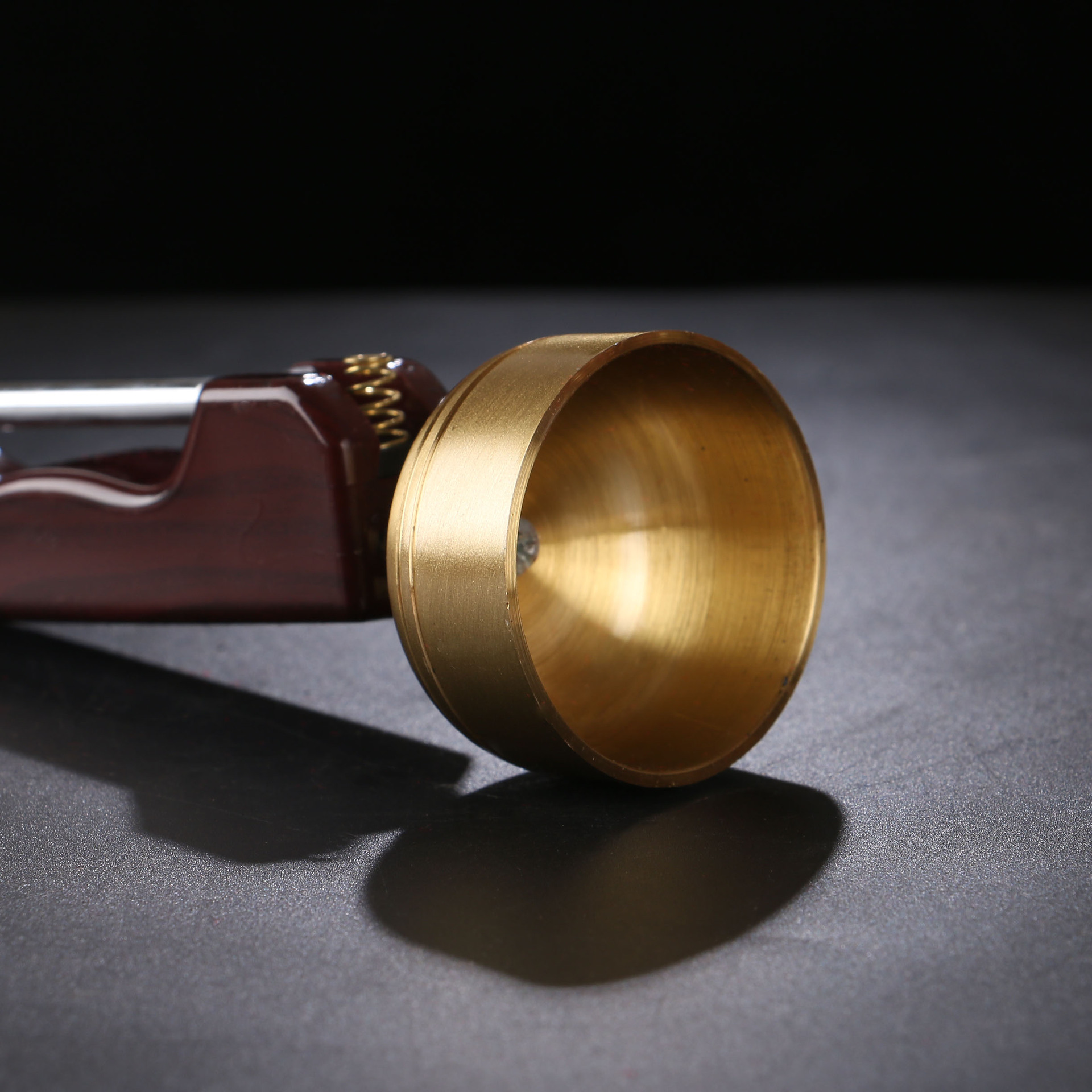 圆通佛具佛教用品 佛堂法器 寺庙法会 伸缩引磬 小法器 手磬