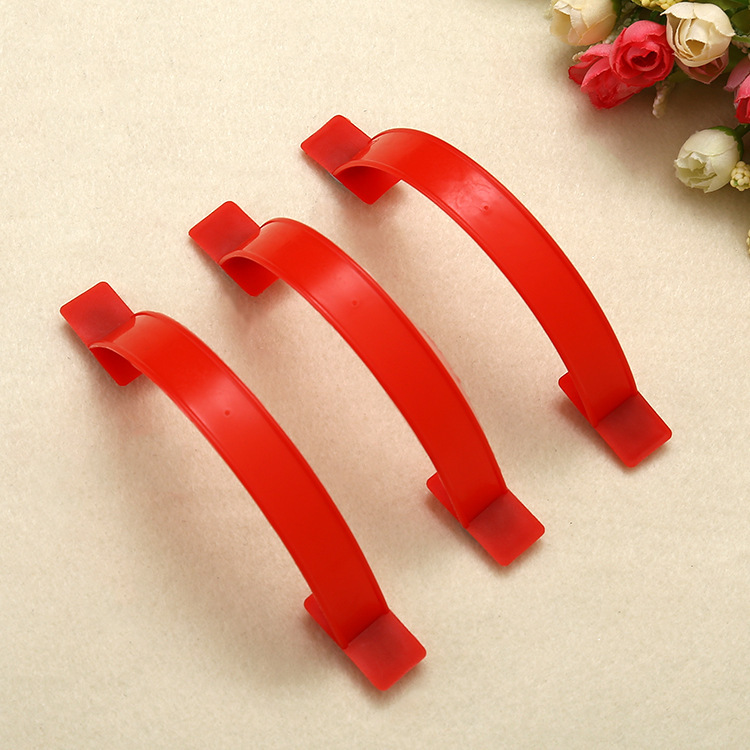 厂家直销红色提手 礼品盒纸箱塑料提提手