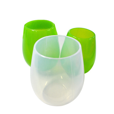 厂家批发硅胶3件套红酒杯 多功能葡萄酒防滑硅胶杯 防摔硅胶茶杯