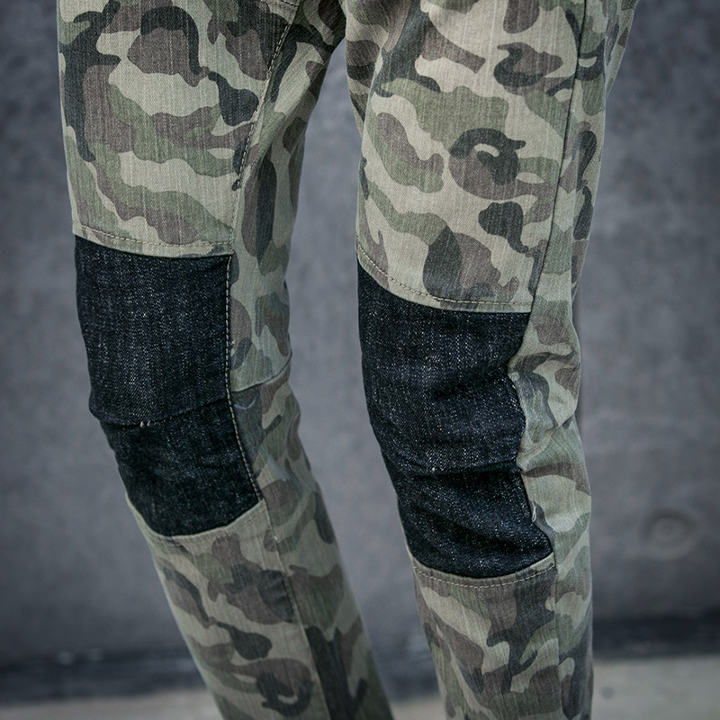唯弘秋冬款新款韩版修身迷彩裤男士长裤青少年个性布丁男一件代发