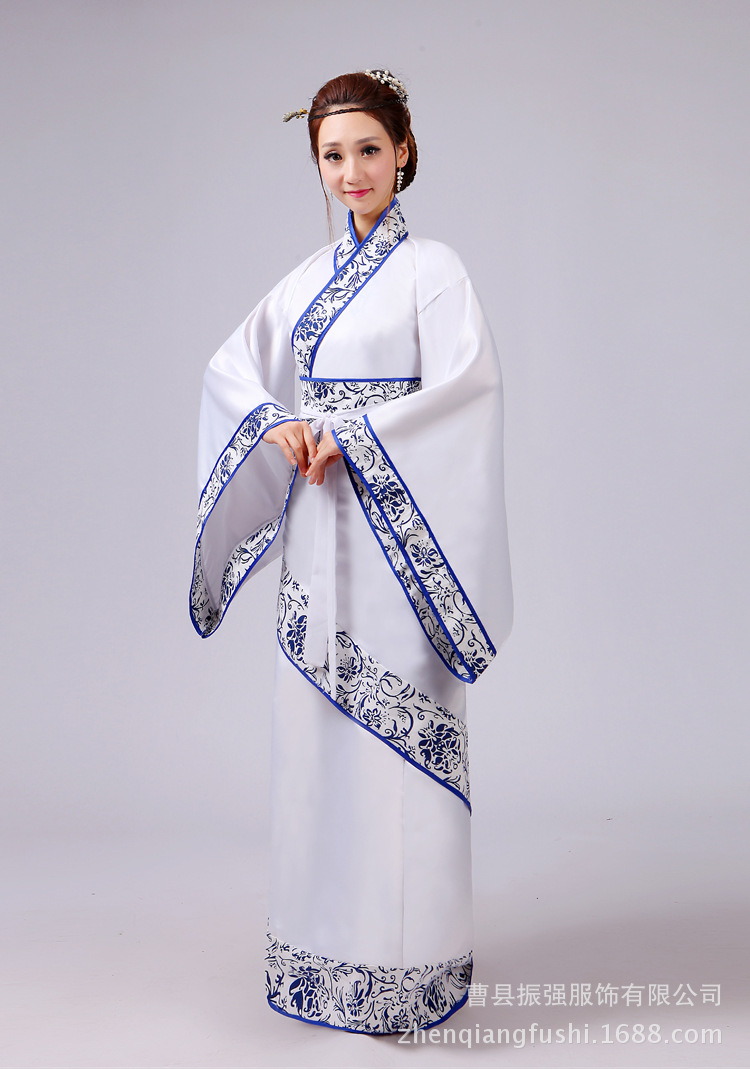 影视古装汉服女装汉代服装曲裾大摆裙舞蹈服汉唐成人礼表演服