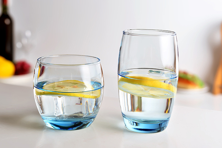乐美雅耐高温玻璃水杯创意礼品杯玻璃杯日用品情侣杯珐琅杯配件