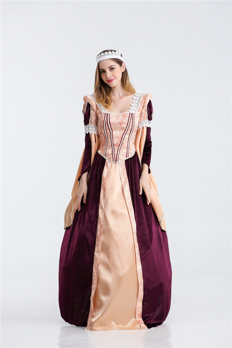 欧美宫廷游戏制服公主女王服装宫廷装角色扮演聚会派对服装演出服
