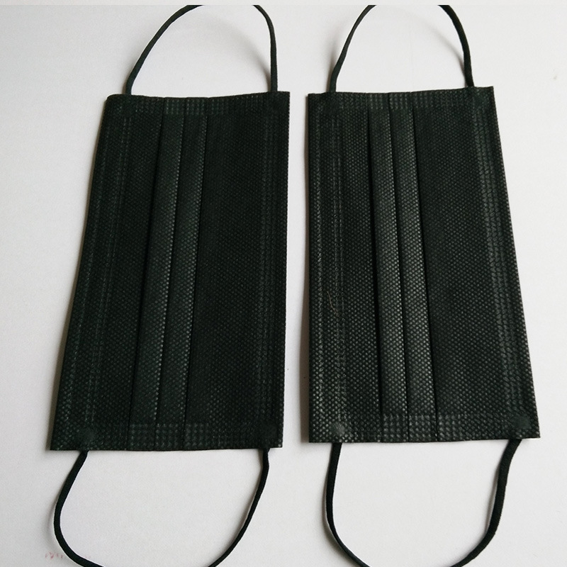 一次性活性炭口罩pm2.5纯黑色四层加厚防尘雾霾独立/非独立包装