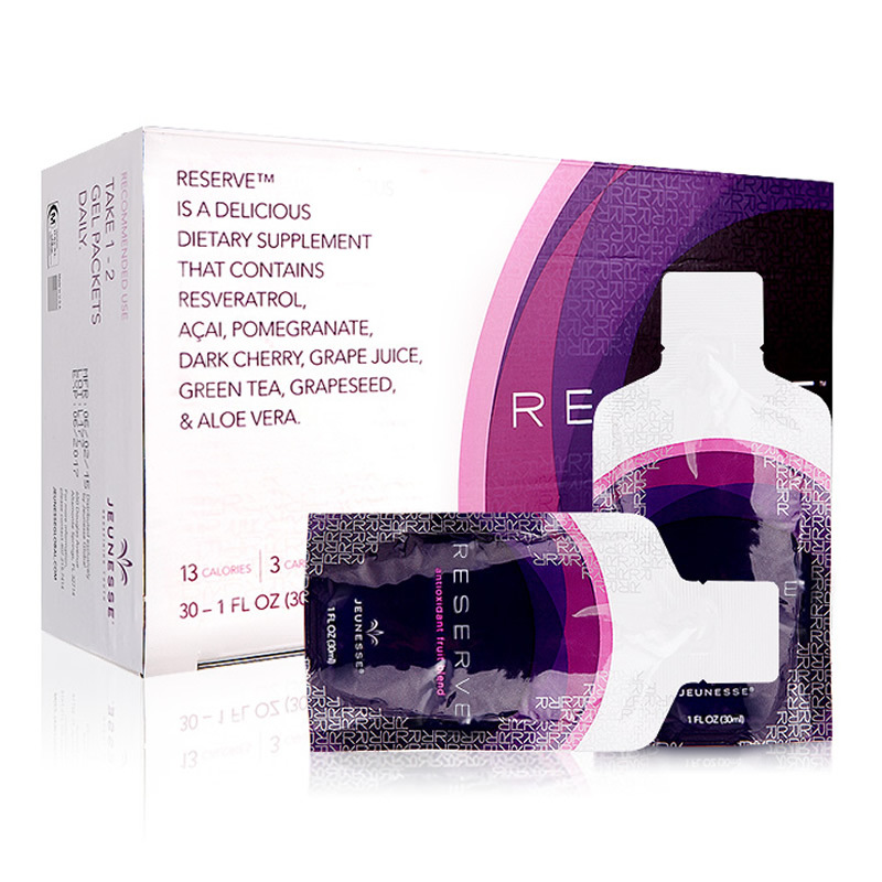 美国婕斯jeunesse reserve沛泉精华白藜芦醇美国版捷斯香港直邮