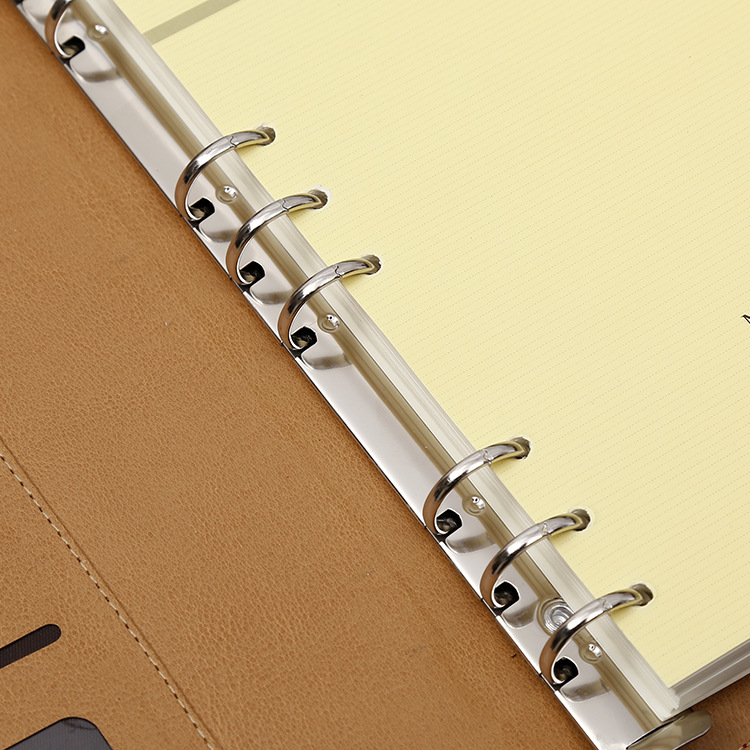 新款办公商务活页笔记本 定制仿皮记事本子本册厂家定做文具批发
