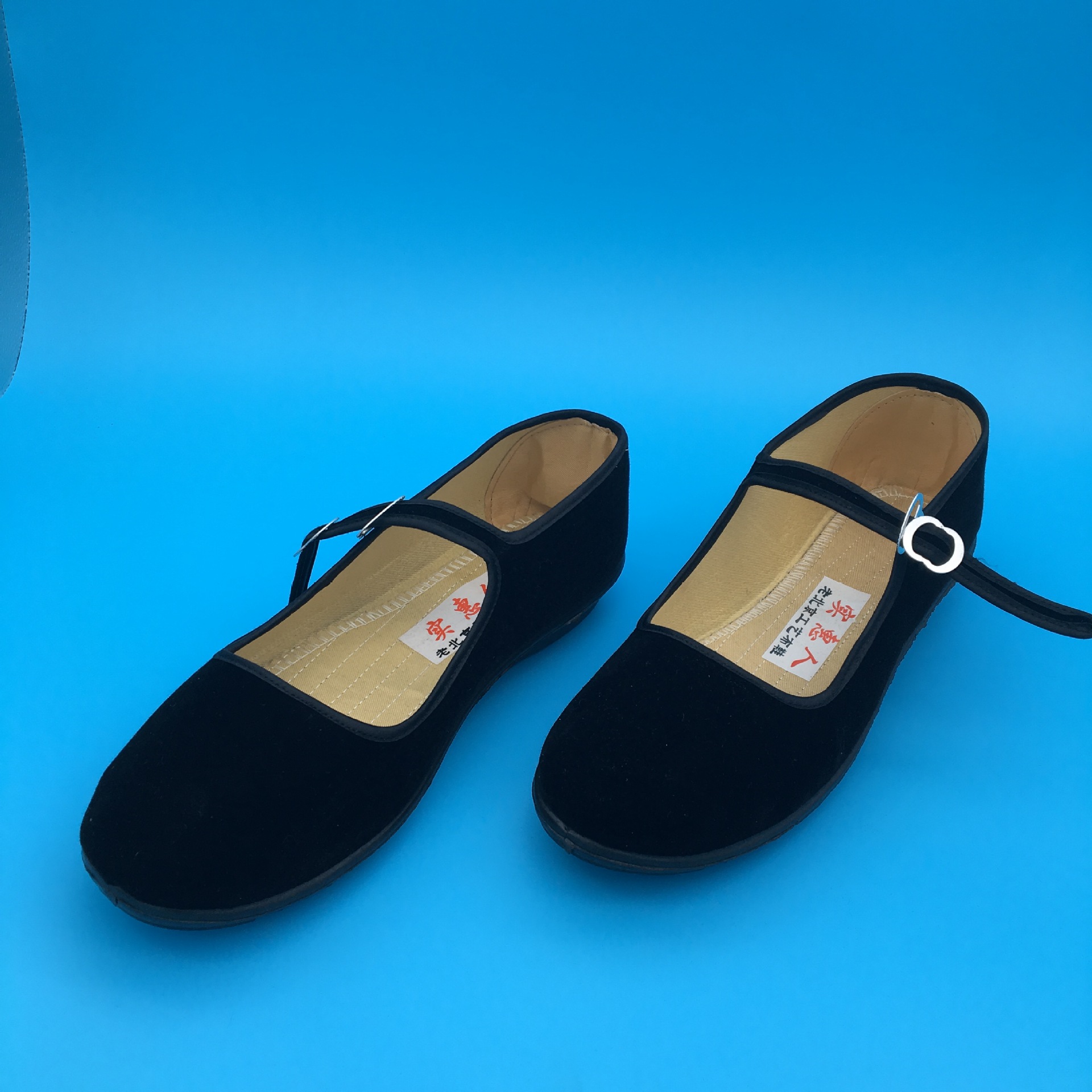 布鞋黑一带 酒店前台鞋 服务员鞋舞蹈鞋广场舞防滑鞋农活鞋