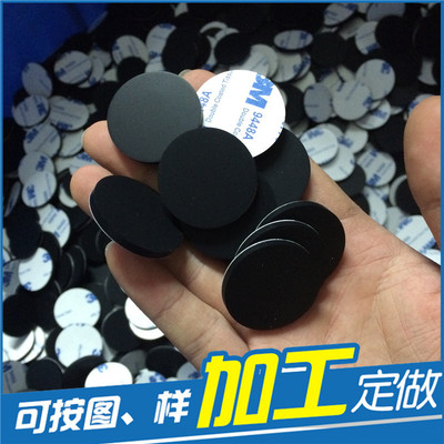 厂家直销磨砂防滑硅胶垫 耐高温垫片 无线充电单面自粘硅胶脚垫