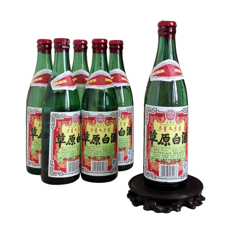 白酒批发 内蒙古特产白酒 草原白酒60度 绿瓶 太仆寺草原白酒