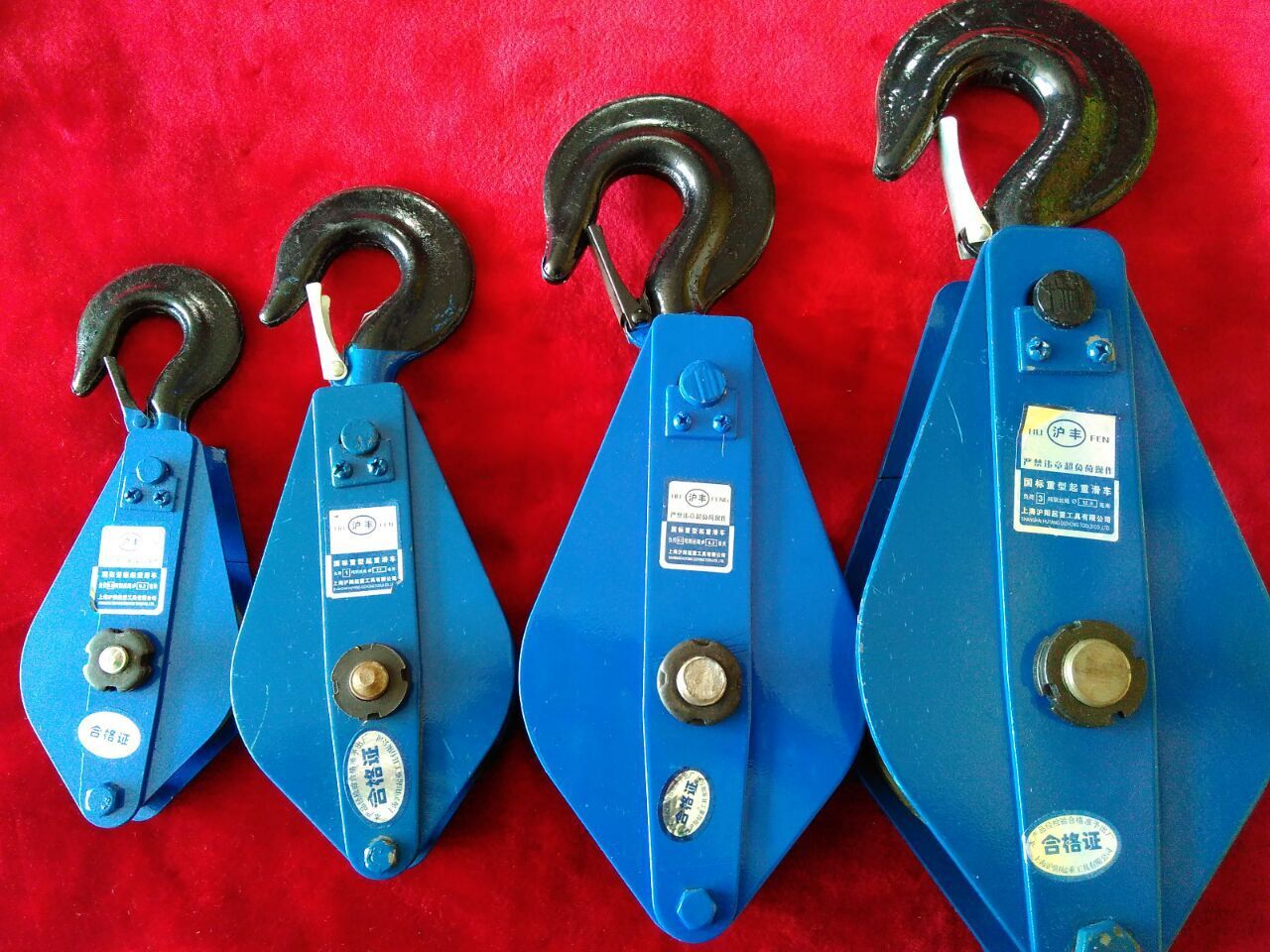 1t沪丰滑车 滑轮 起重滑车 滑子 起重滑轮 吊滑轮工地轮轴承 滑车