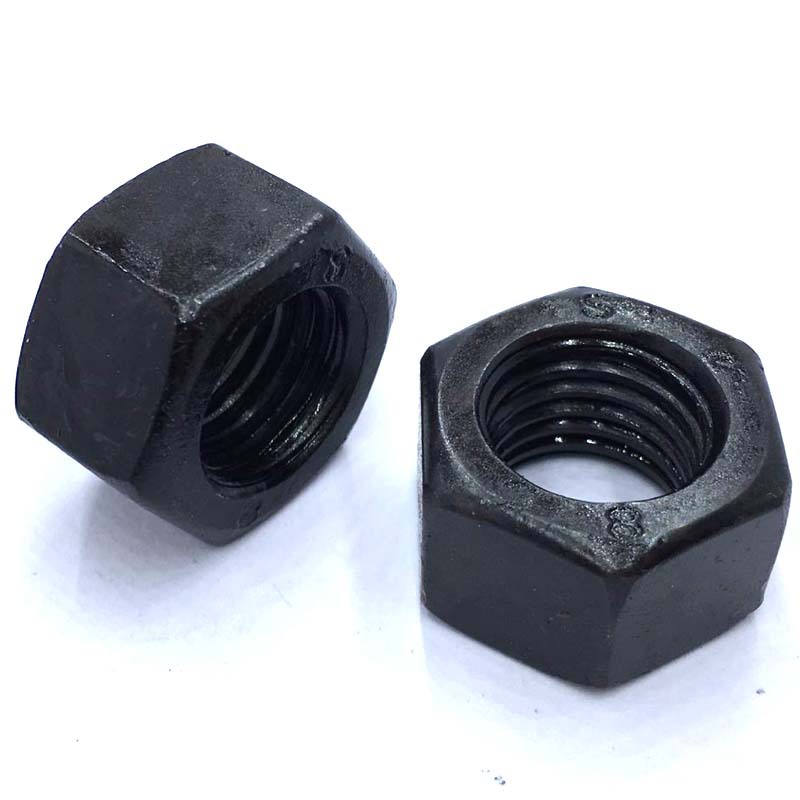 8.8级高强度/发黑六角螺母/六角螺帽
