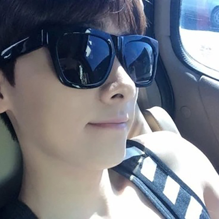 李易峰同款复古太阳眼镜 时尚方框墨镜小辣椒太阳镜厂家批发