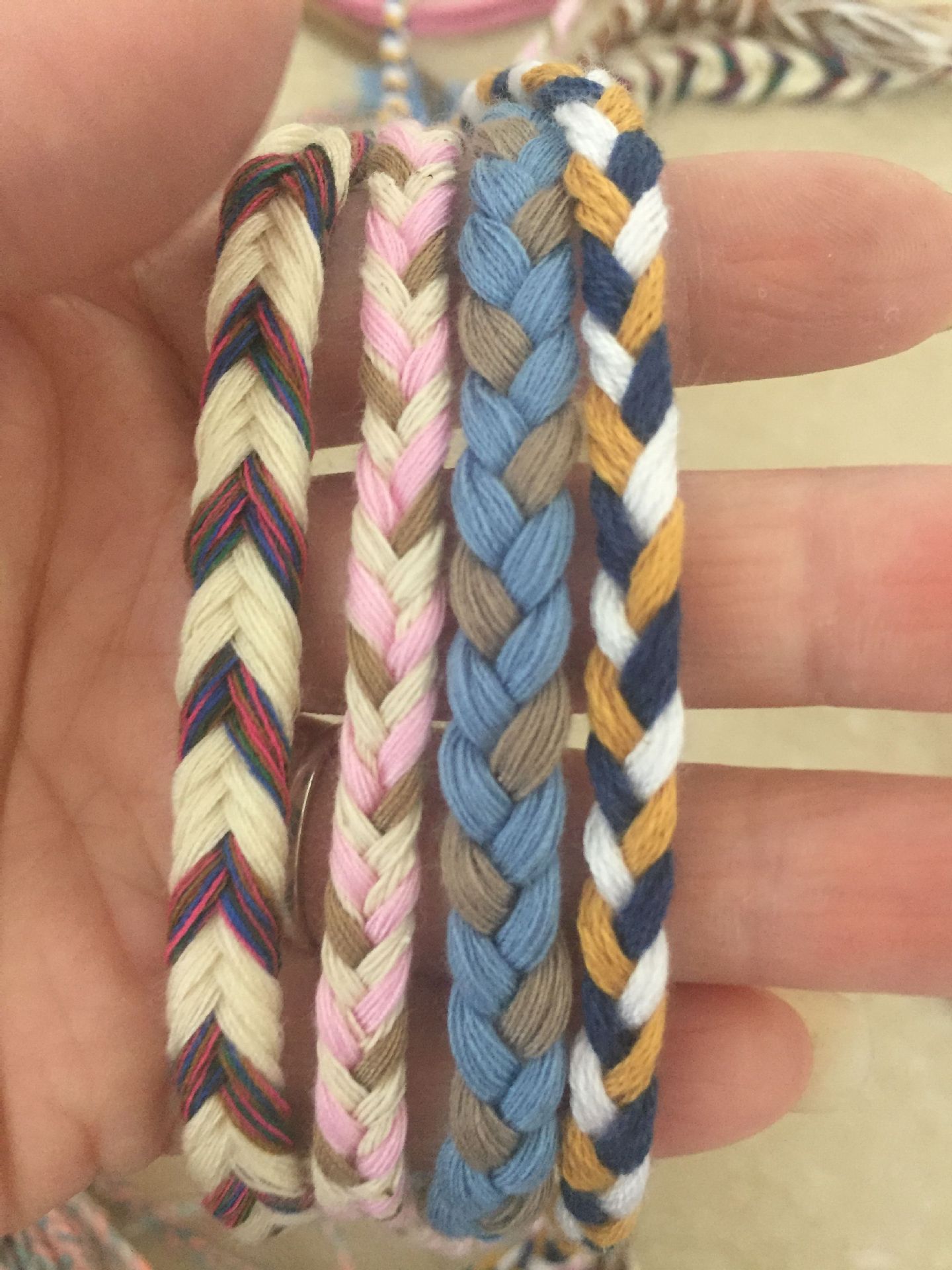 各种辫子绳三股辫九股辫麻花辫金丝辫子彩色辫子全棉绳辫子