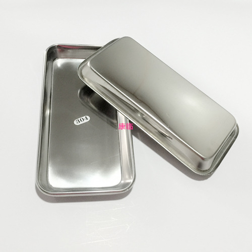 牙科托盘 不锈钢牙科手术盘 消毒小托盘 牙科口腔科专用 加厚托盘