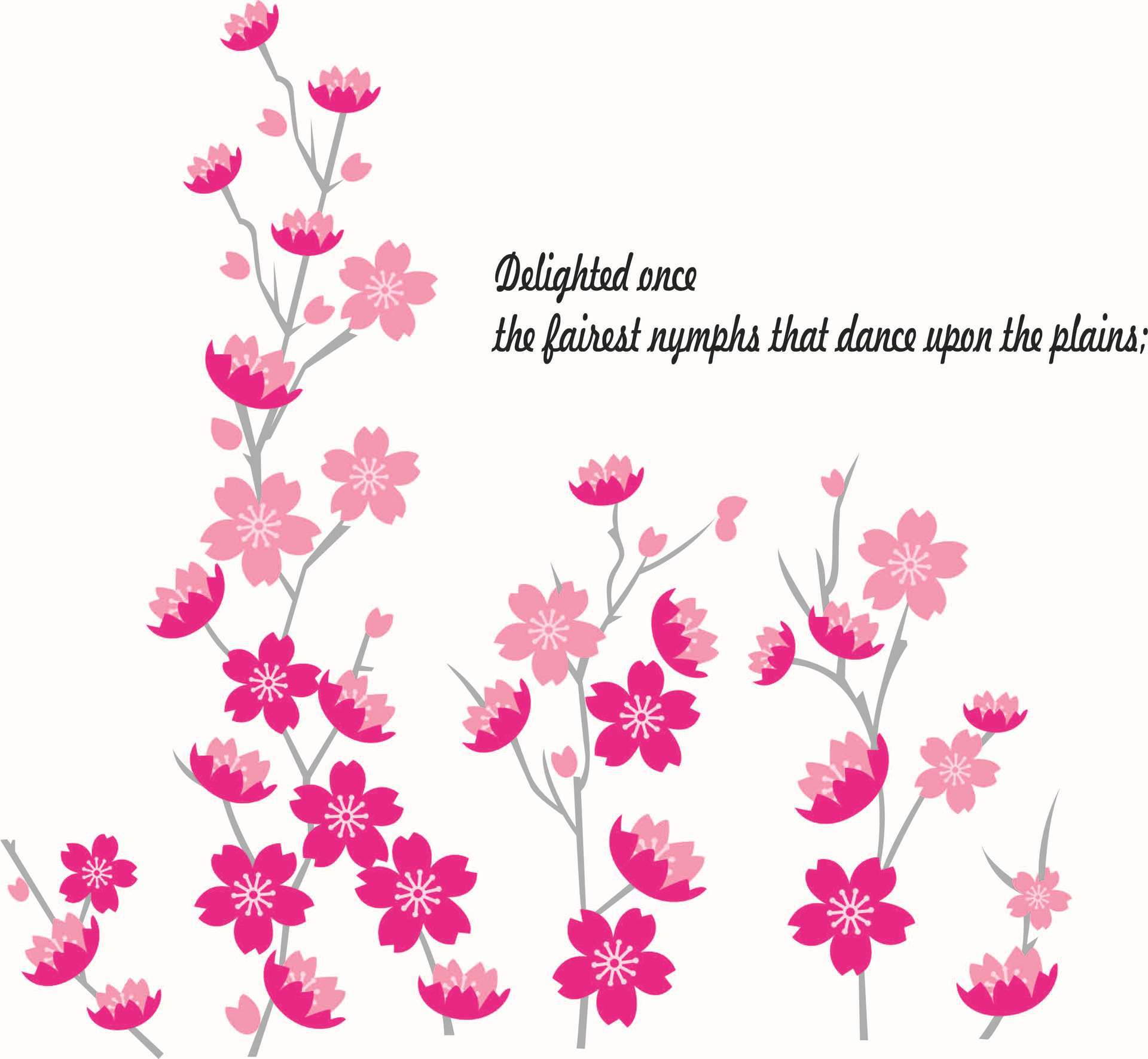 浪漫樱花墙贴创意diy花卉美化装饰贴画pvc可移除防水贴批发代发