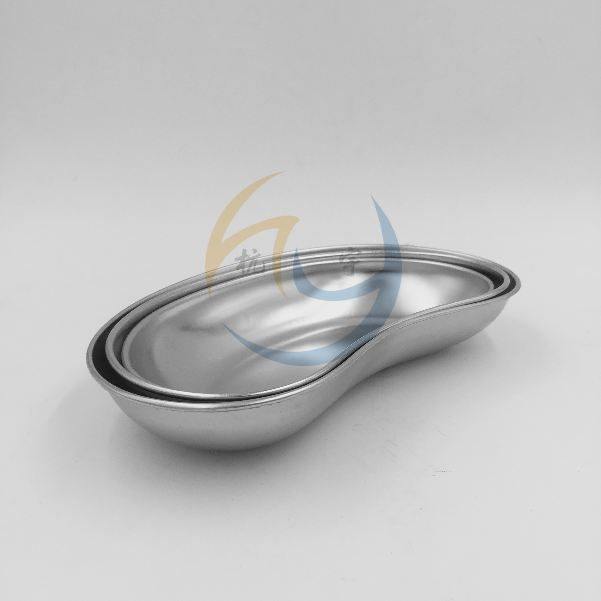 304医用不锈钢肾型盘深腰盘腰子盘深型牙科弯盘手术器械托盘脓盘