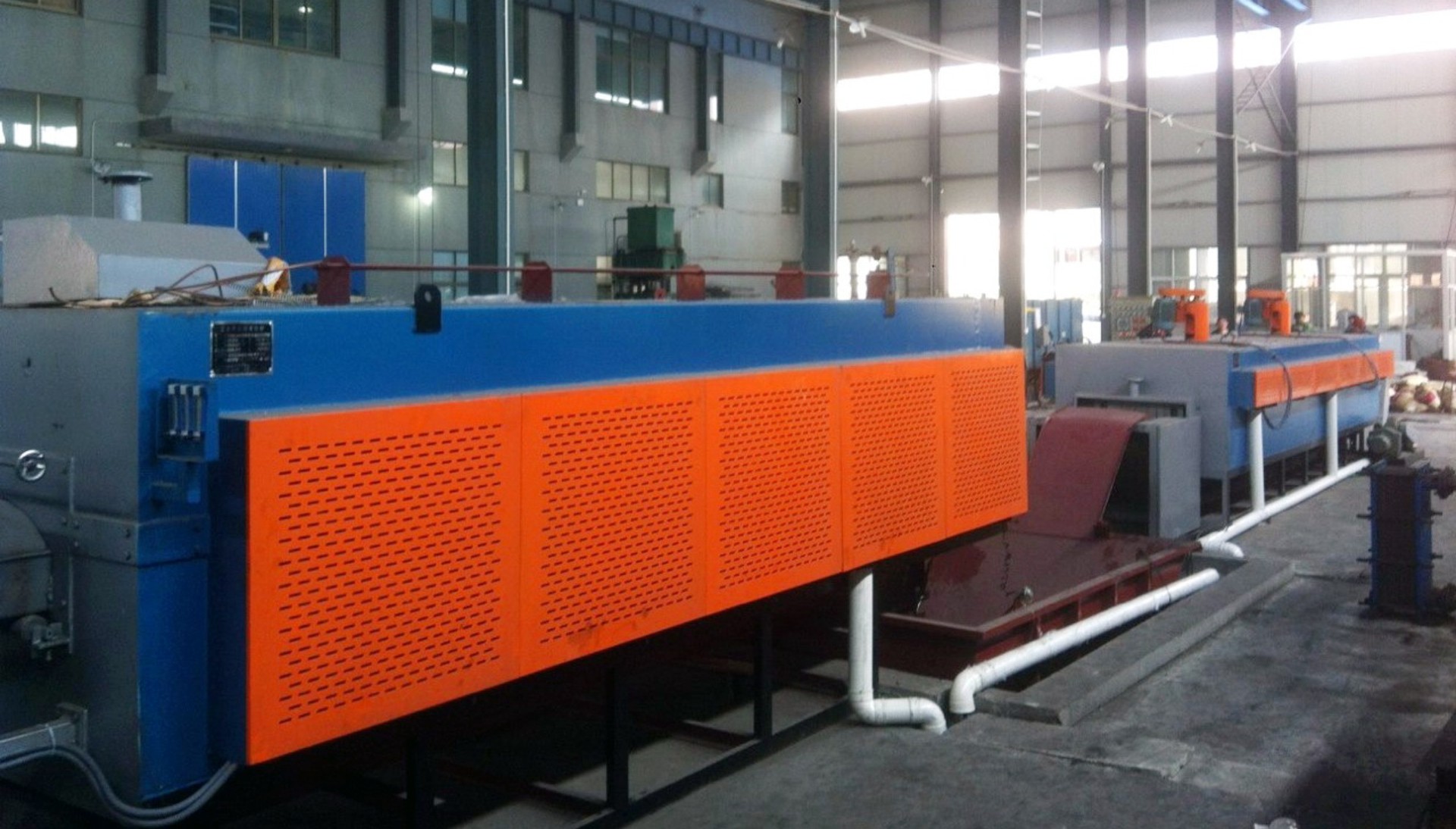 供应小型35-120kw网带式加热炉