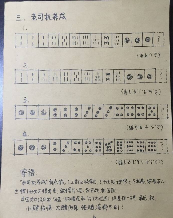 最新密码麻将 清晰图片