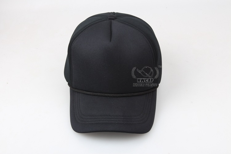 In Stock Wholesale Spot High-Quality High-Version Glossy Full Sponge Truck Cap Mesh Cap Fixed Logo Guangzhou Hat Factory Hat