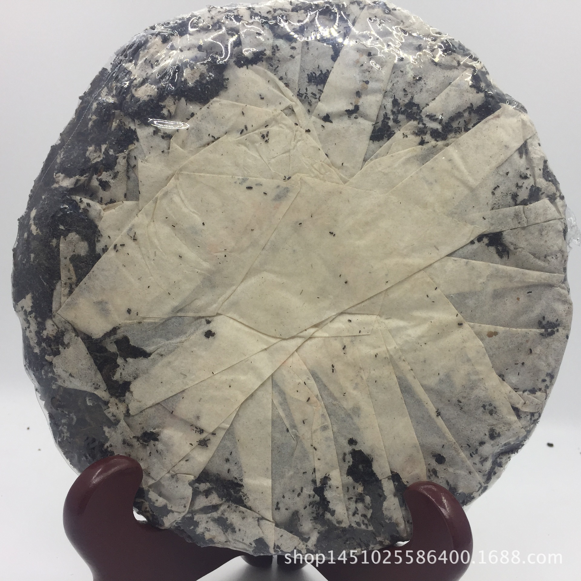 云南普洱茶 生茶 80年代中茶7542生饼 虫屎饼 虫茶 .