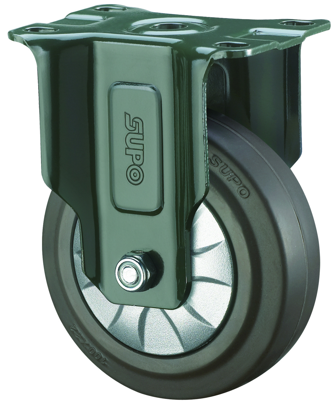 supo向荣动力脚轮 定向轮 天然高弹力橡胶轮er轮 深圳自动化设备