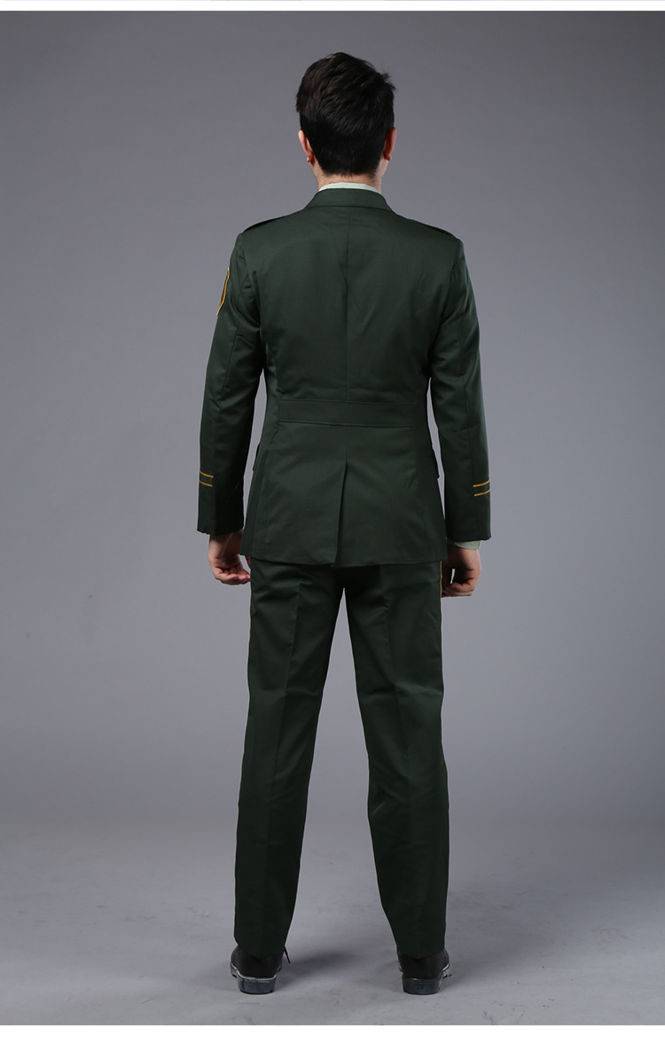 wj干部春秋常服套装 劳保工作服工作制服